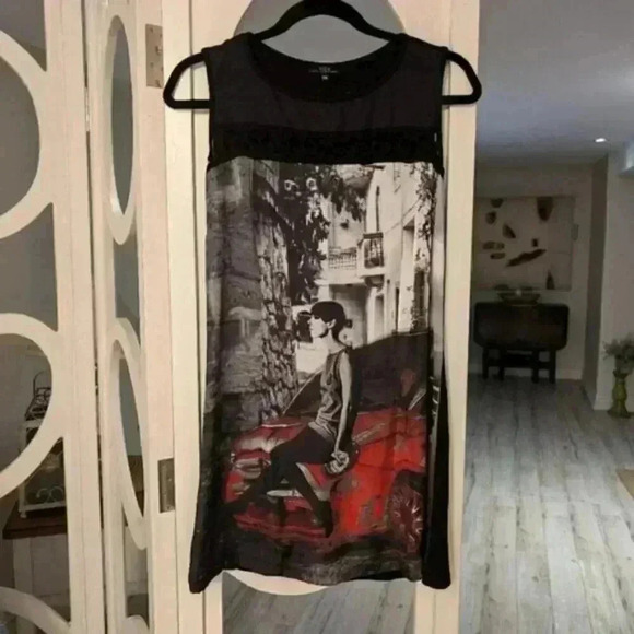 Vex Graphic Print Dress - Picture 1 of 7